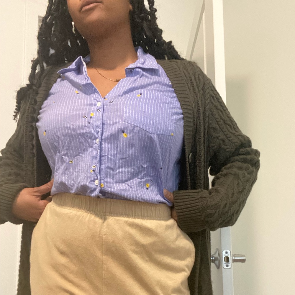 Pineapple Button Up